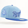 New Era Custom Exclusive Fitted 5950 Kansas City Royals Metallic Sky Alternate