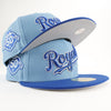 New Era Custom Exclusive Fitted 5950 Kansas City Royals Metallic Sky Alternate