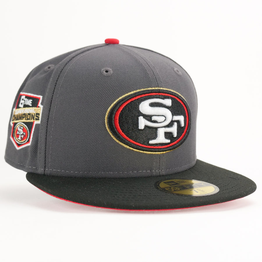 New Era NFL Custom Exclusive Fitted San Francisco 49ers (6 Time Champions)