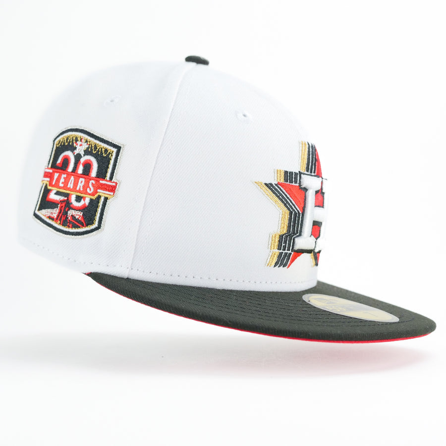 New Era Custom Exclusive Fitted Houston Astros Metallic (Shockwave) 20 Years Anniversary Patch