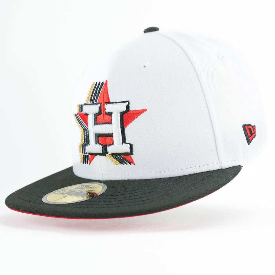 New Era Custom Exclusive Fitted Houston Astros Metallic (Shockwave) 20 Years Anniversary Patch