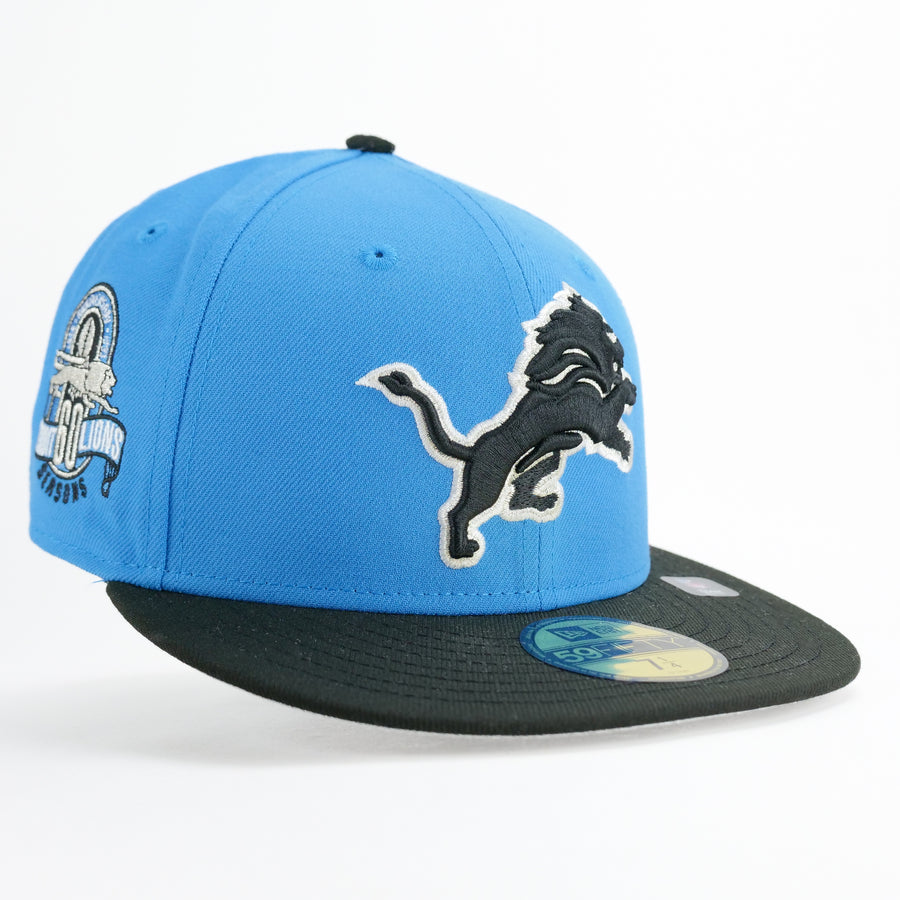 New Era NFL Custom Exclusive Fitted Detroit Lions (Blue Rush Alternate 60th Seasons)