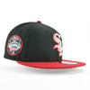 New Era Custom Exclusive Snap Back 9fifty Chicago White Sox 75 Years Anniversary Patch (Breds Colorway)