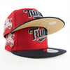 New Era Custom Exclusive 9fisty Snap back Minnesota Twins Metallic 1985 All Star Game