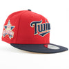 New Era Custom Exclusive 9fisty Snap back Minnesota Twins Metallic 1985 All Star Game