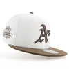 New Era MLB Custom Exclusive Snap Back Oakland A"s MOCHA (Battle of the Bay 1989 WS Patch)