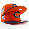 Custom NFL Fitted Chicago Bears Orange Alternate (1985 Super Bowl Champions Patch)