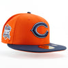 Custom NFL Fitted Chicago Bears Orange Alternate (1985 Super Bowl Champions Patch)