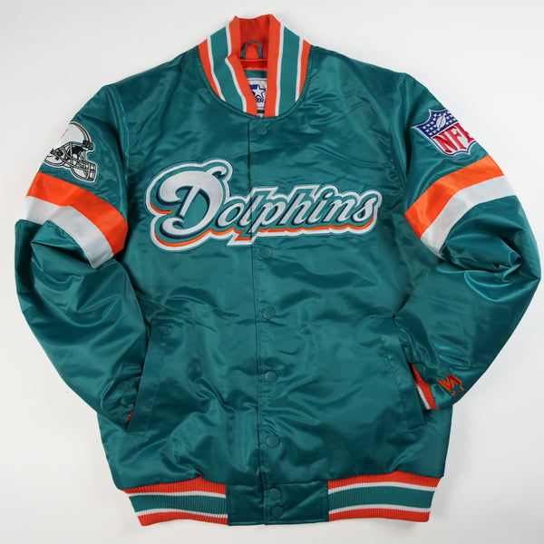 Starter NFL Satin Jacket Custom Exclusive Miami Dolphins