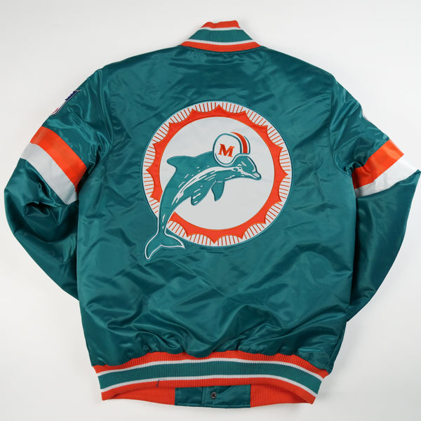 Starter NFL Satin Jacket Custom Exclusive Miami Dolphins