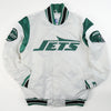 Starter NFL Satin Custom Exclusive Jacket New York Jets White (Take Flight)