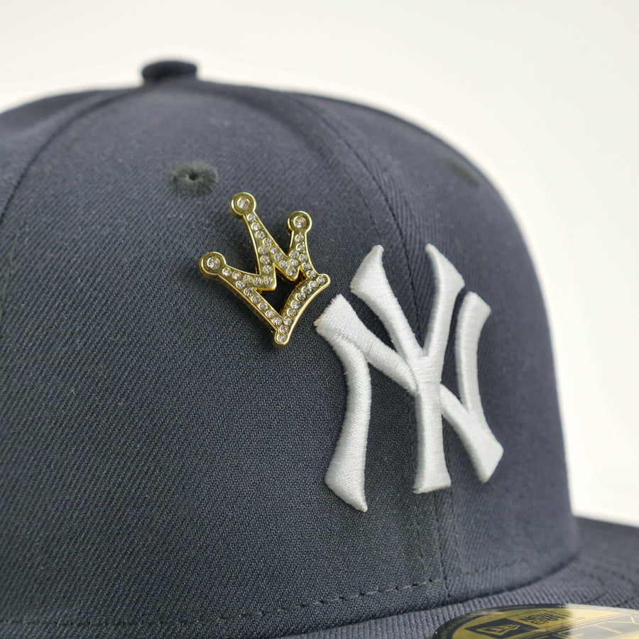 PINZ GOLD BLING HAT PIN KING CROWN