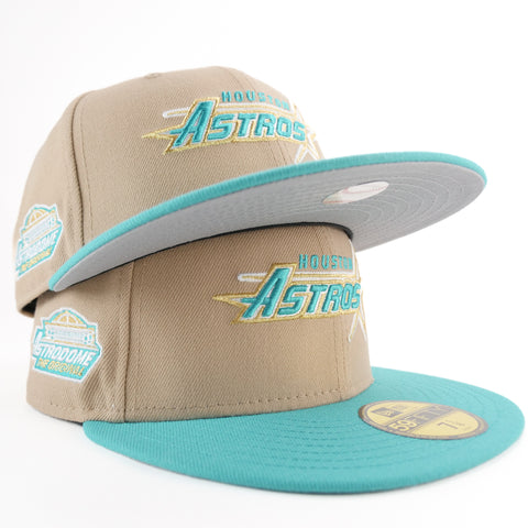New Era Custom Exclusive 5950 Houston Astros (Astrodome Teal Buzz