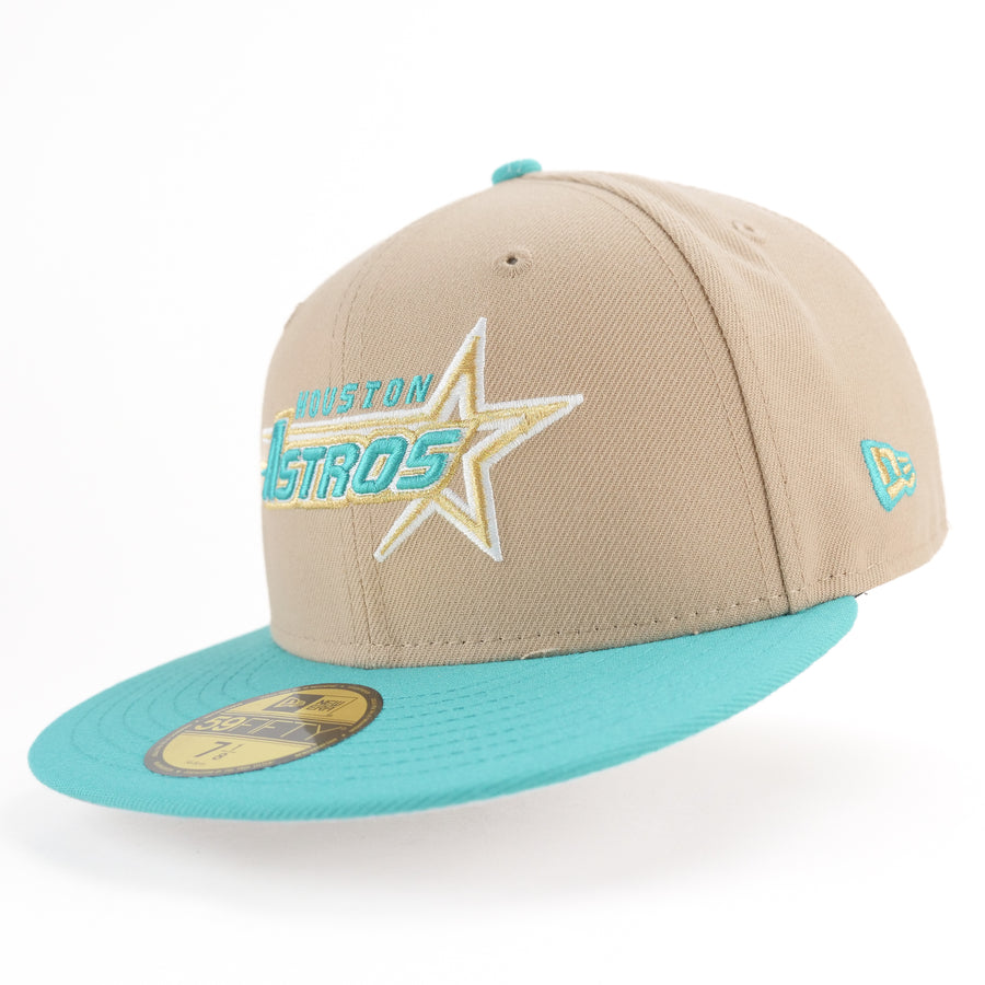 New Era Custom Exclusive 5950 Houston Astros (Astrodome Teal Buzz )