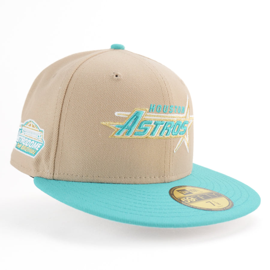 New Era Custom Exclusive 5950 Houston Astros (Astrodome Teal Buzz )