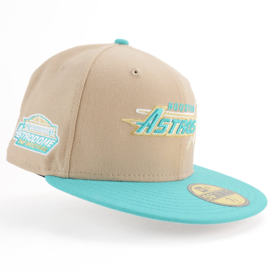 New Era Custom Exclusive 5950 Houston Astros (Astrodome Teal Buzz )