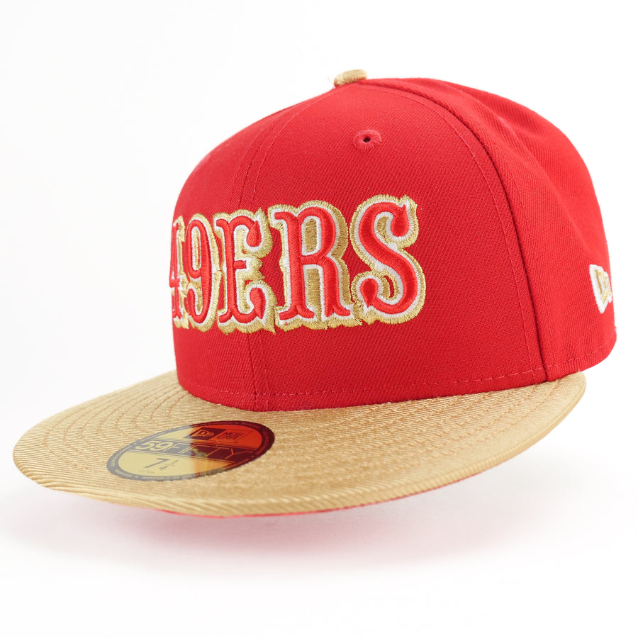 New Era Custom Exclusive 5950 San Francisco 49ers (Metallic Gold Rush Super Bowl XXIV)