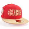 New Era Custom Exclusive 5950 San Francisco 49ers (Metallic Gold Rush Super Bowl XXIV)