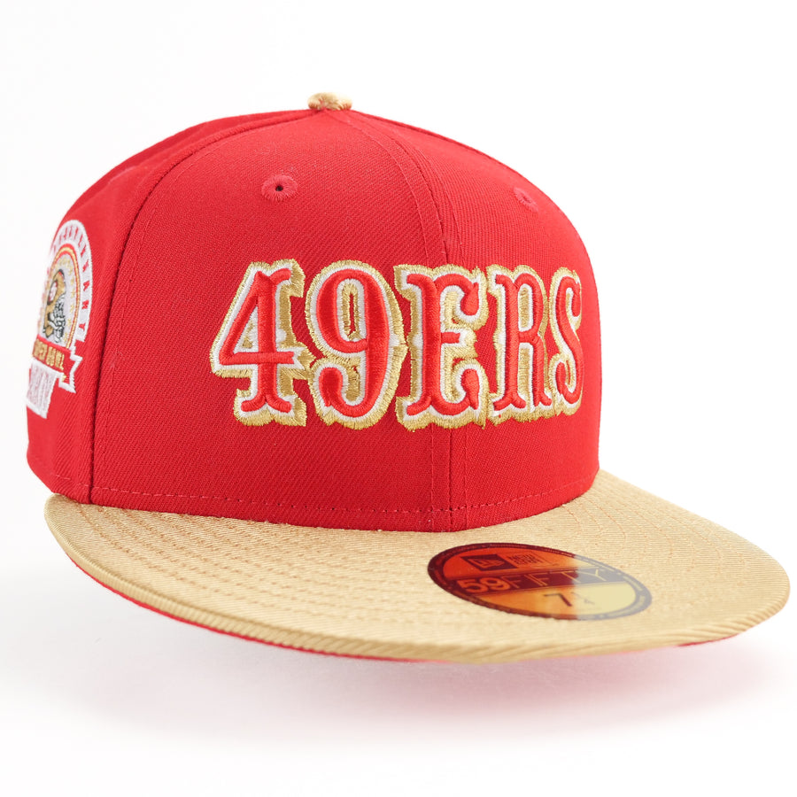New Era Custom Exclusive 5950 San Francisco 49ers (Metallic Gold Rush Super Bowl XXIV)
