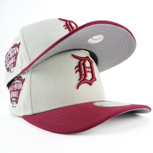 New Era MLB Custom Exclusive 950 A/Frame Snapback Detroit Tigers 2005 All Star (Chrome Burgundy)
