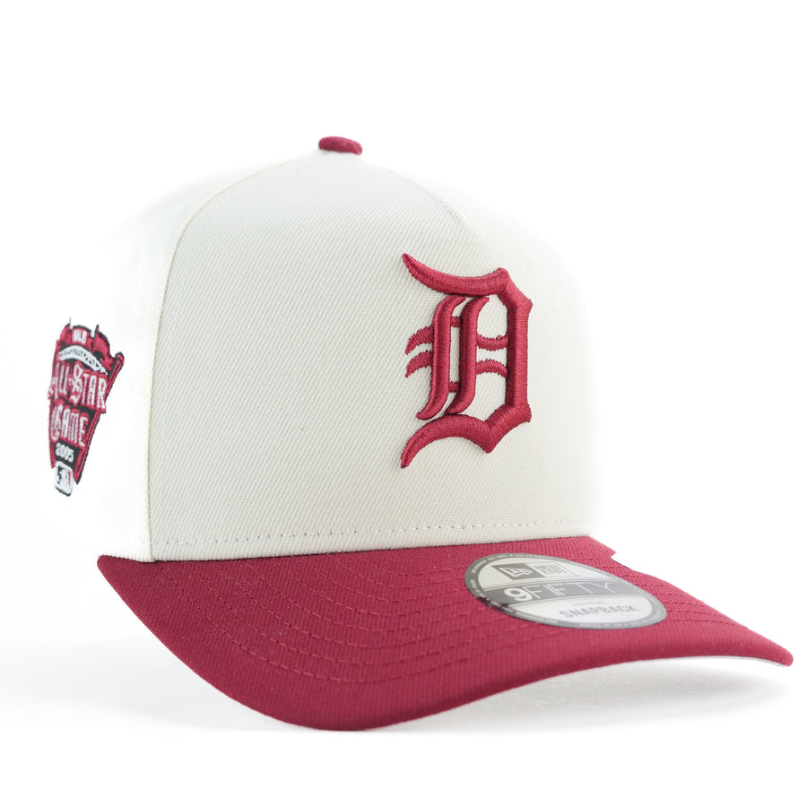 New Era MLB Custom Exclusive 950 A/Frame Snapback Detroit Tigers 2005 All Star (Chrome Burgundy)