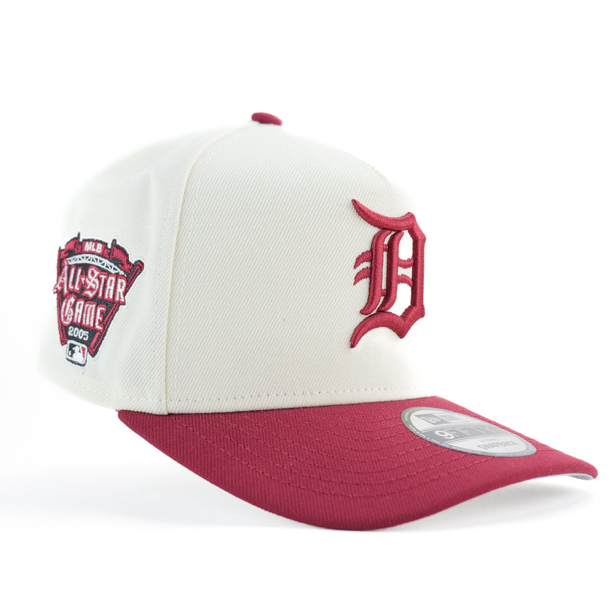 New Era MLB Custom Exclusive 950 A/Frame Snapback Detroit Tigers 2005 All Star (Chrome Burgundy)
