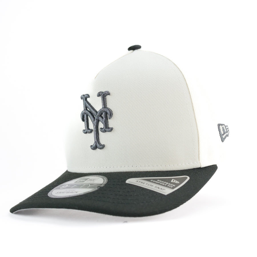 New Era Custom Exclusive 950/A Frame New York Mets Final Season Shea Patch (Chrome Black Metallic)