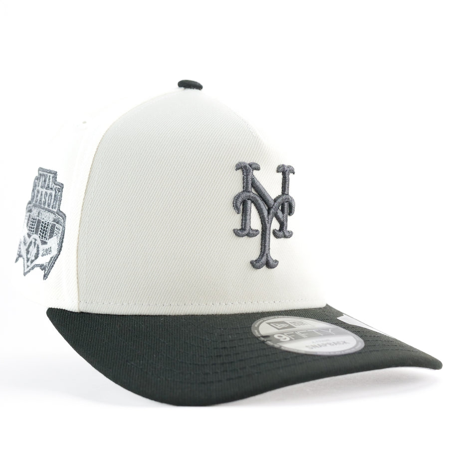 New Era Custom Exclusive 950/A Frame New York Mets Final Season Shea Patch (Chrome Black Metallic)