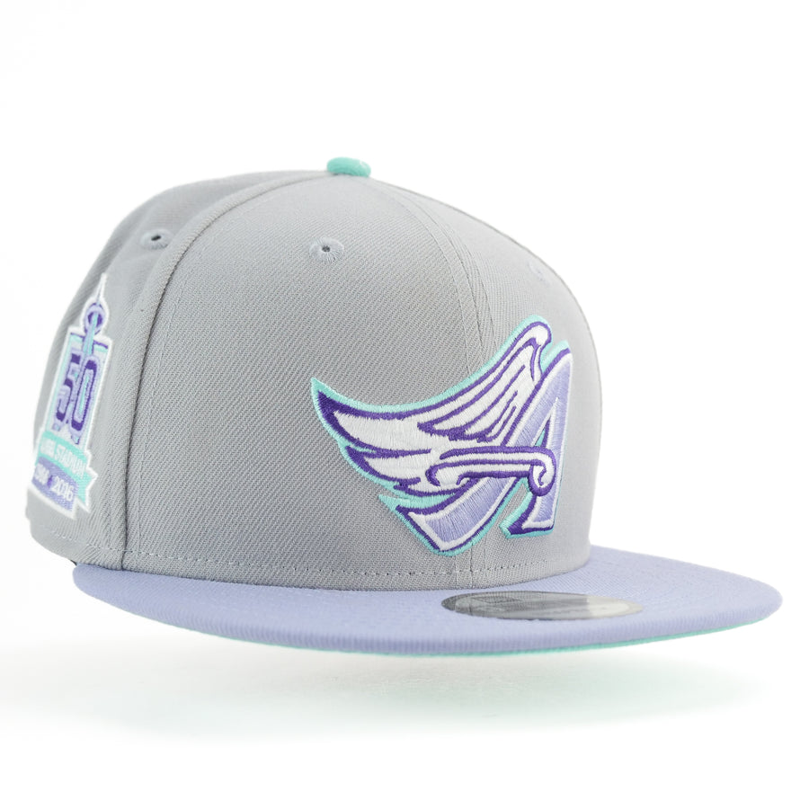 New Era Custom Exclusive Snapback Anaheim Angels 50th Anniversary Patch (Lavender Seaglass)