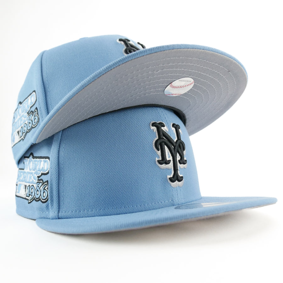 New Era Custom Exclusive 950 Snapback New York Mets University Blue (1986 WS Patch)