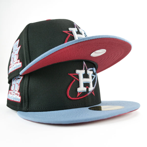 New Era Custom Exclusive Fitted Houston Astros (35 Years Commentative Patch) Oilers Inspired Colorway