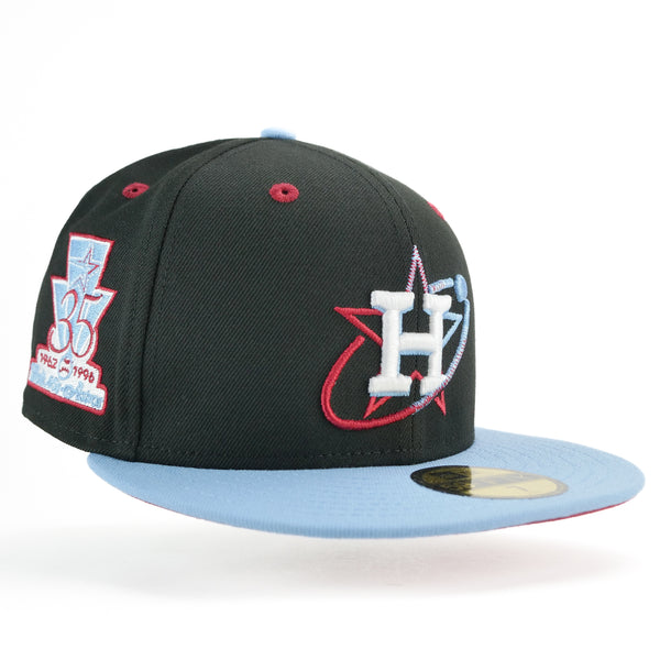New Era Custom Exclusive Fitted Houston Astros (35 Years Commentative Patch) Oilers Inspired Colorway