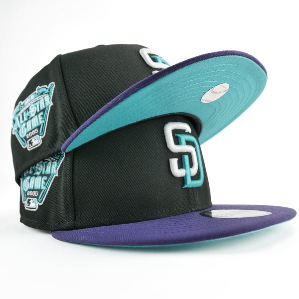 New Era Custom Exclusive Snapback San Diego Padres 2005 All Star Game (Black Grape)