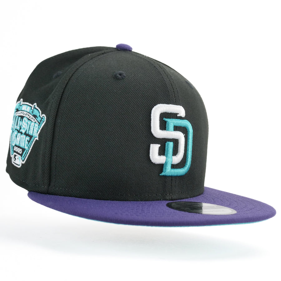 New Era Custom Exclusive Snapback San Diego Padres 2005 All Star Game (Black Grape)