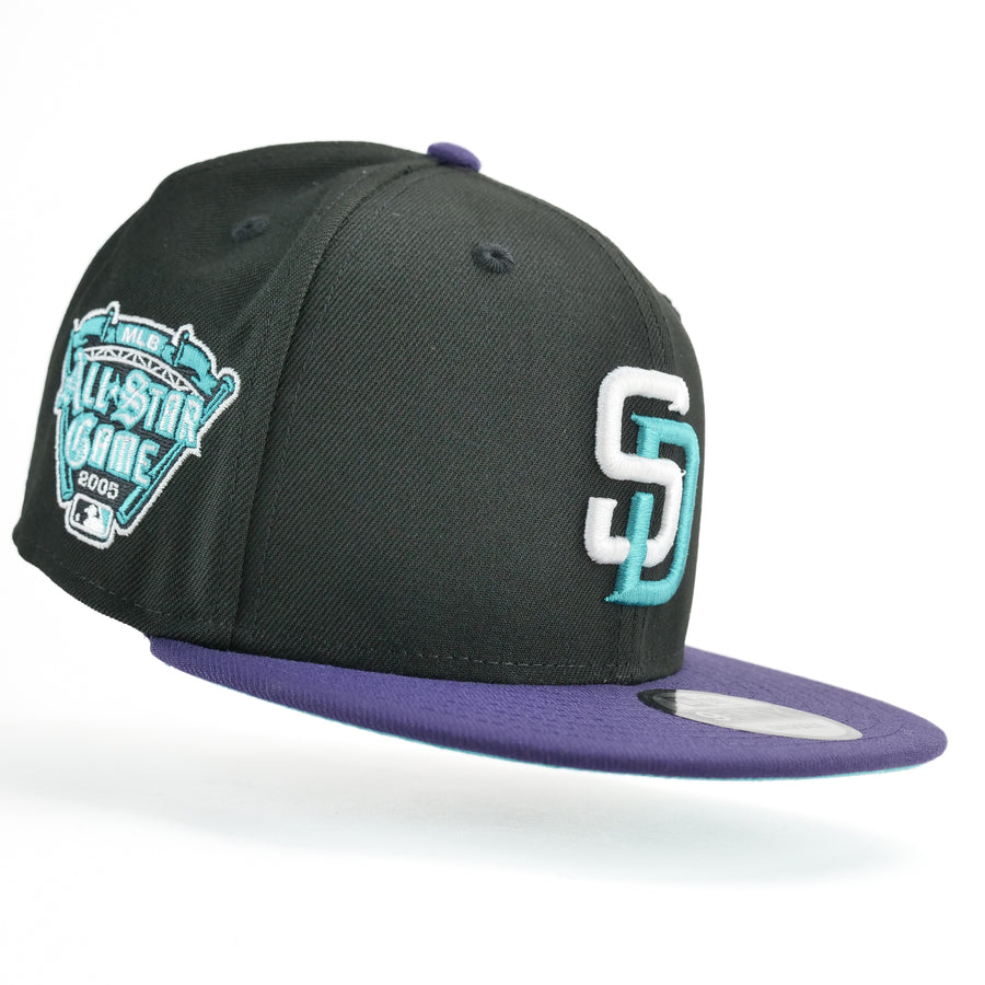 New Era Custom Exclusive Snapback San Diego Padres 2005 All Star Game (Black Grape)