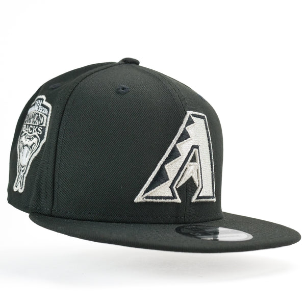 New Era Custom Exclusive Snapback Arizona Diamondbacks 1999 Inaugural Season Patch (Black Metallic Silver)