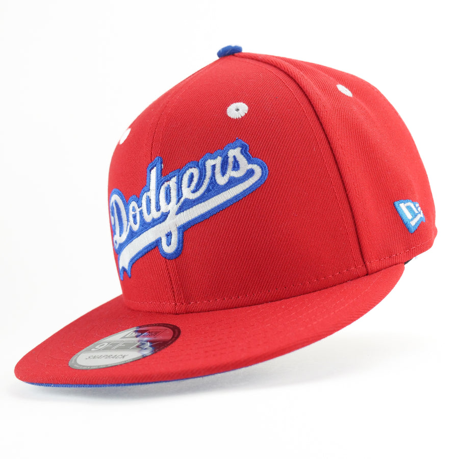 New Era Custom Exclusive 950 Snapback Los Angeles Dodgers 75th World Series Patch (Fire Red)