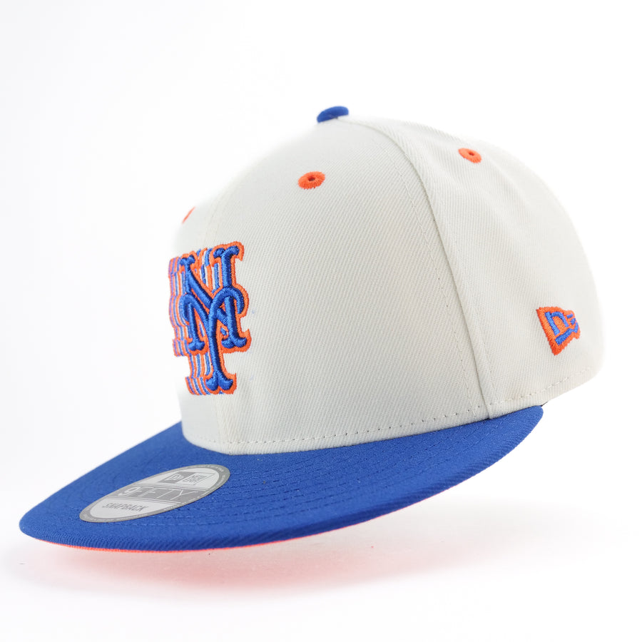 New Era Custom Exclusive 950 Snapback New York Mets Metallic Blue Thread Shea Stadium Patch (Shockwave)
