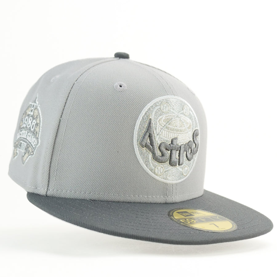 New Era Custom Exclusive Fitted Houston Astros 1986 All Star Game Patch (Silver Surfer)