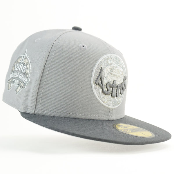 New Era Custom Exclusive Fitted Houston Astros 1986 All Star Game Patch (Silver Surfer)