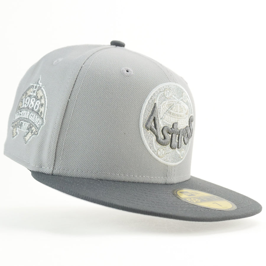 New Era Custom Exclusive Fitted Houston Astros 1986 All Star Game Patch (Silver Surfer)