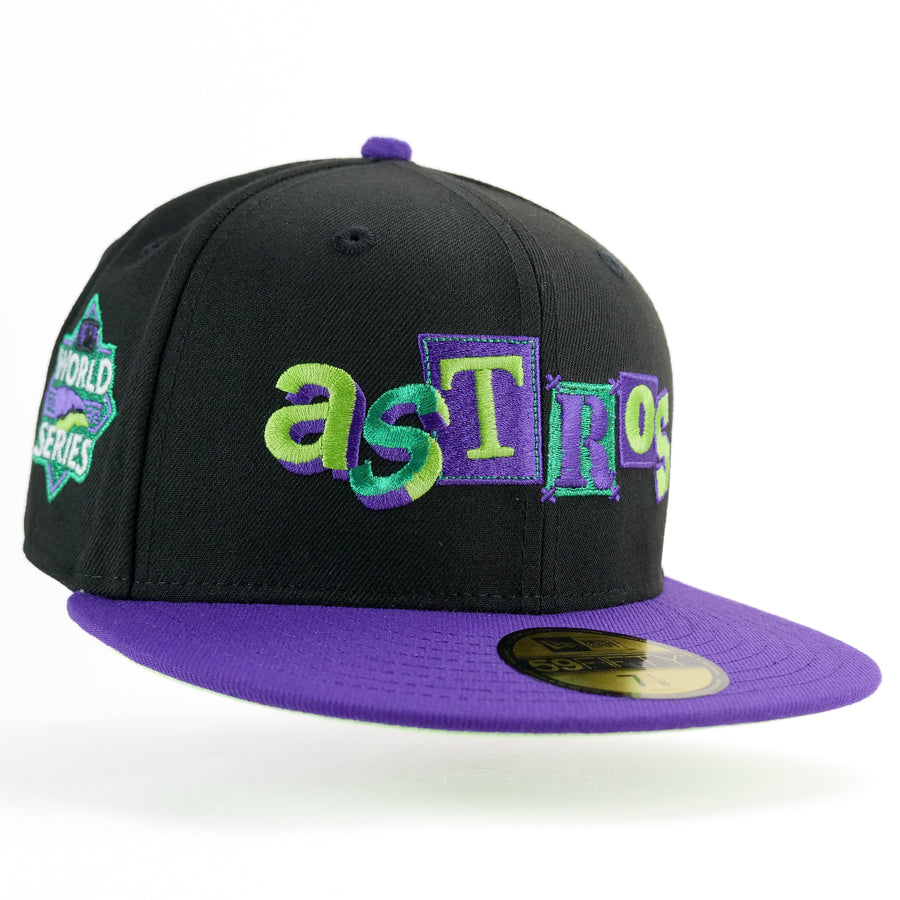 New Era Custom Exclusive 5950 Houston Astros 2022 World Series (Metallic Purple Joker)
