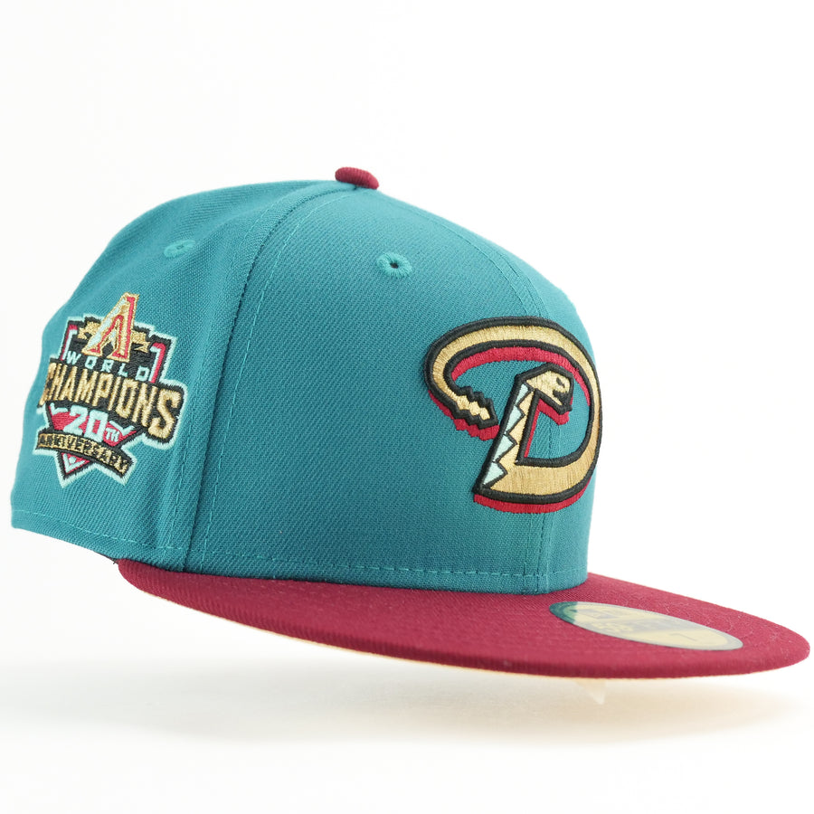 New Era Custom Exclusive Fitted Arizona Diamondbacks 20th Anniversary WS Patch (Spiderman Villian Mysterio)