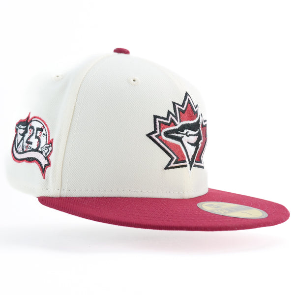 New Era Custom Exclusive 5950 Fitted Toronto Blue Jays 25th Anniversary Patch