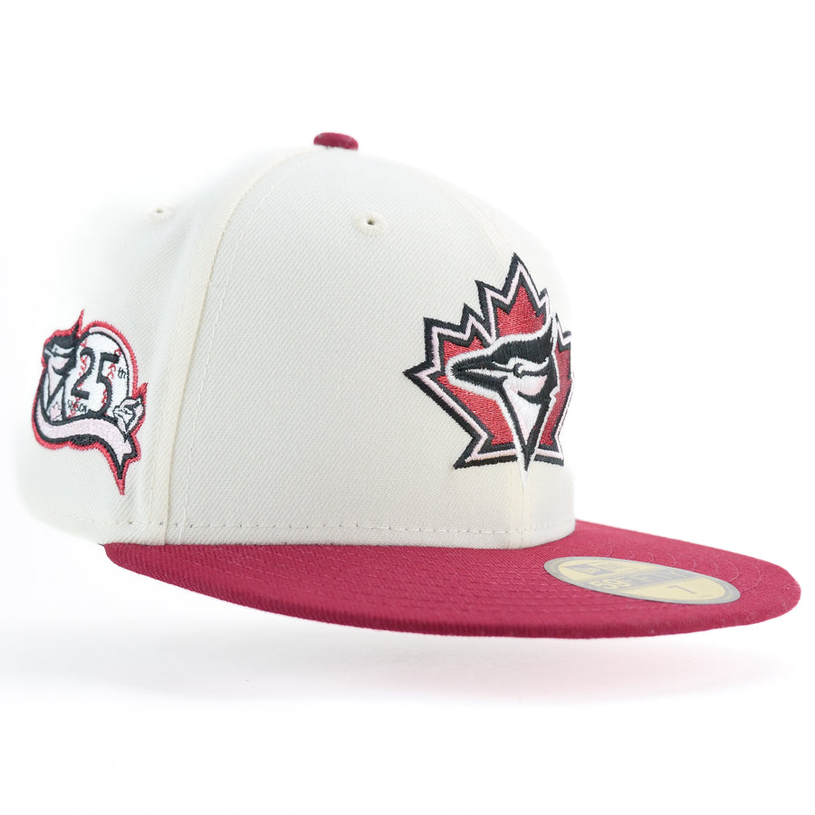 New Era Custom Exclusive 5950 Fitted Toronto Blue Jays 25th Anniversary Patch