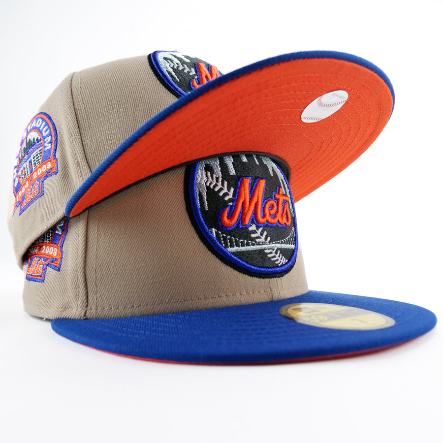 New Era Custom Exclusive Fitted New York Mets Metallic Skyline Shea Stadium