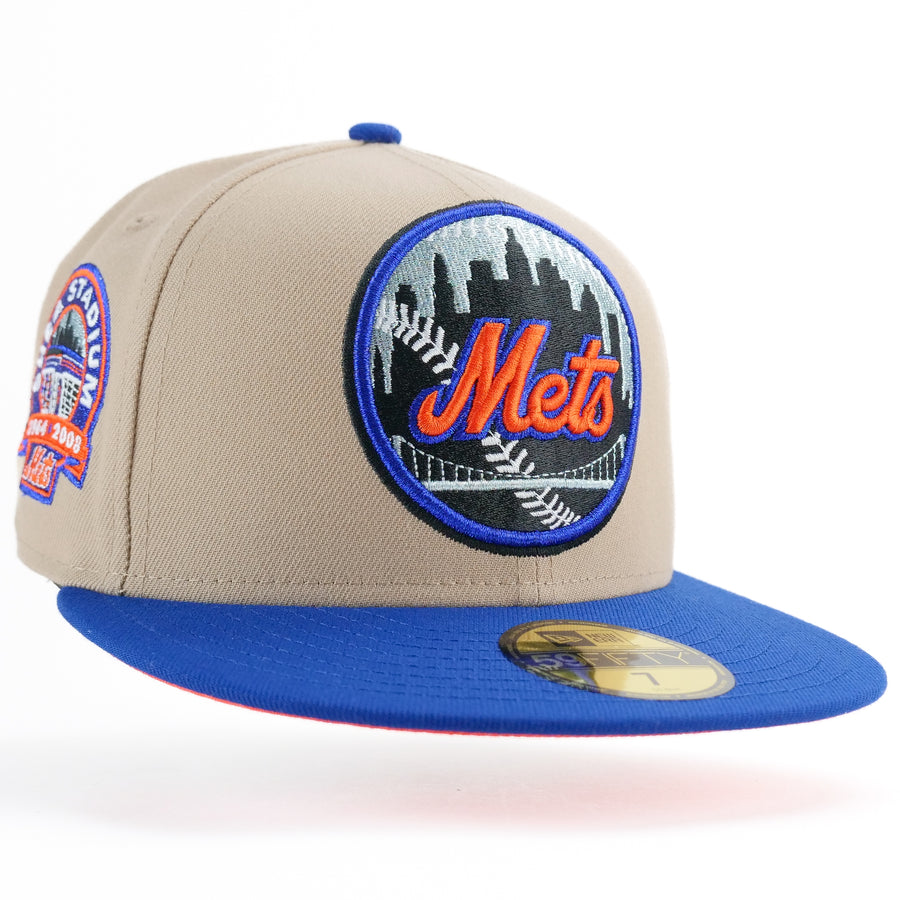 New Era Custom Exclusive Fitted New York Mets Metallic Skyline Shea Stadium