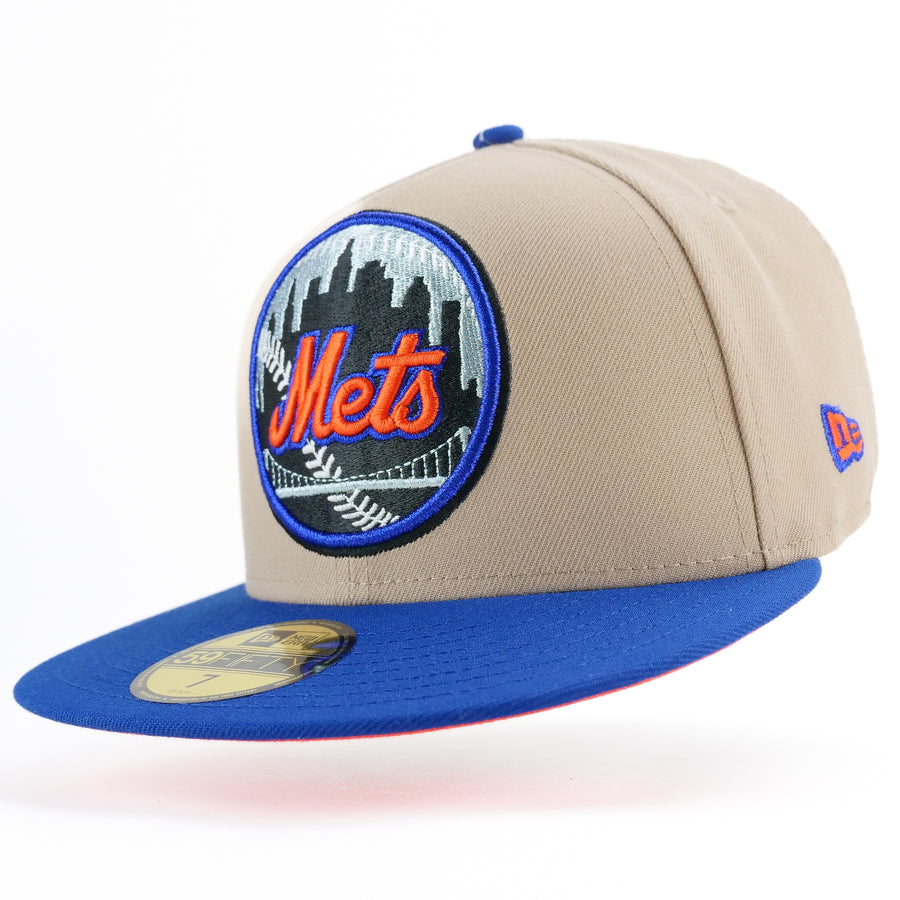 New Era Custom Exclusive Fitted New York Mets Metallic Skyline Shea Stadium
