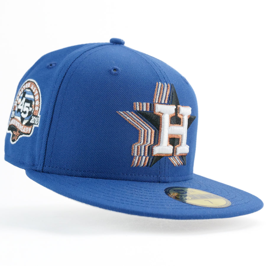 New Era Custom Exclusive Fitted Houston Astros Shock Wave (45th Anniversary Patch)
