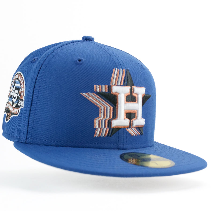 New Era Custom Exclusive Fitted Houston Astros Shock Wave (45th Anniversary Patch)
